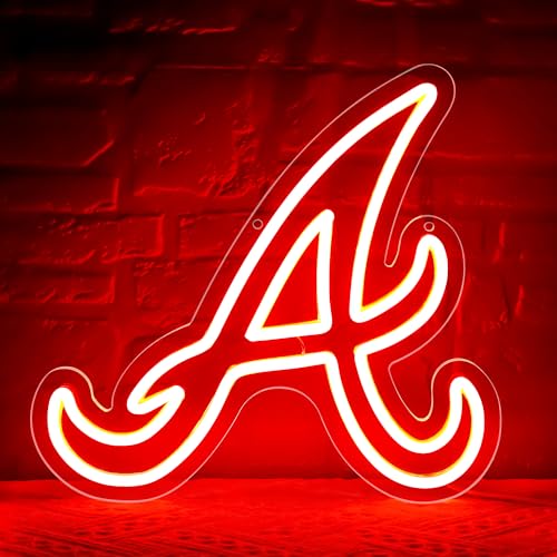 Image of Baseball Neon Sign for Wall Decor Baseball Neon Light for Man Cave Dimmable Team Led Light Up Sign for Sport Club Bar Pary Garage Bedroom Dorm Birthday Gifts for Sports Fans Size 12.6*12 In(ZYLD130)