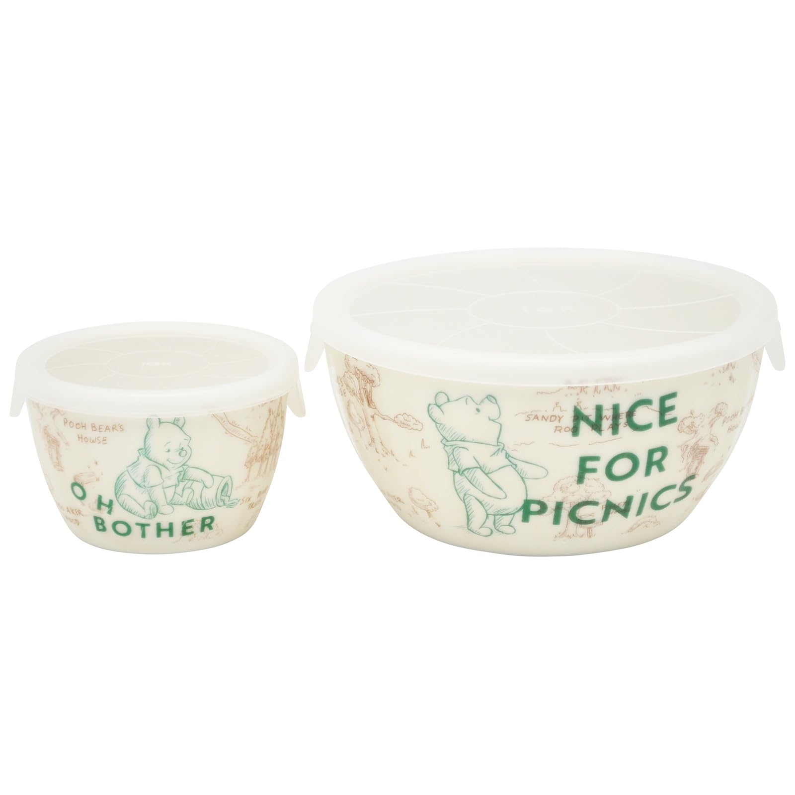 Amazon｜ディズニー 「 くまのプーさん 」 保存容器 レンジパック