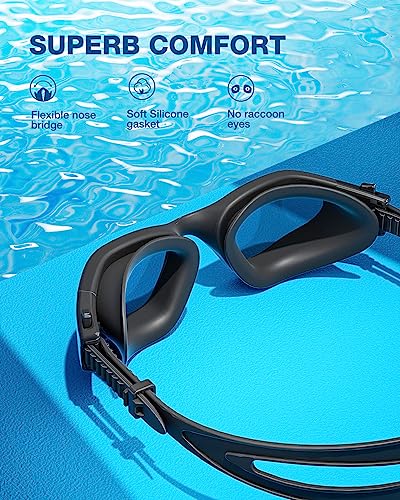 Image of ZIONOR Swim Goggles, G1 SE Swimming Goggles Anti-Fog for Adult Men Women