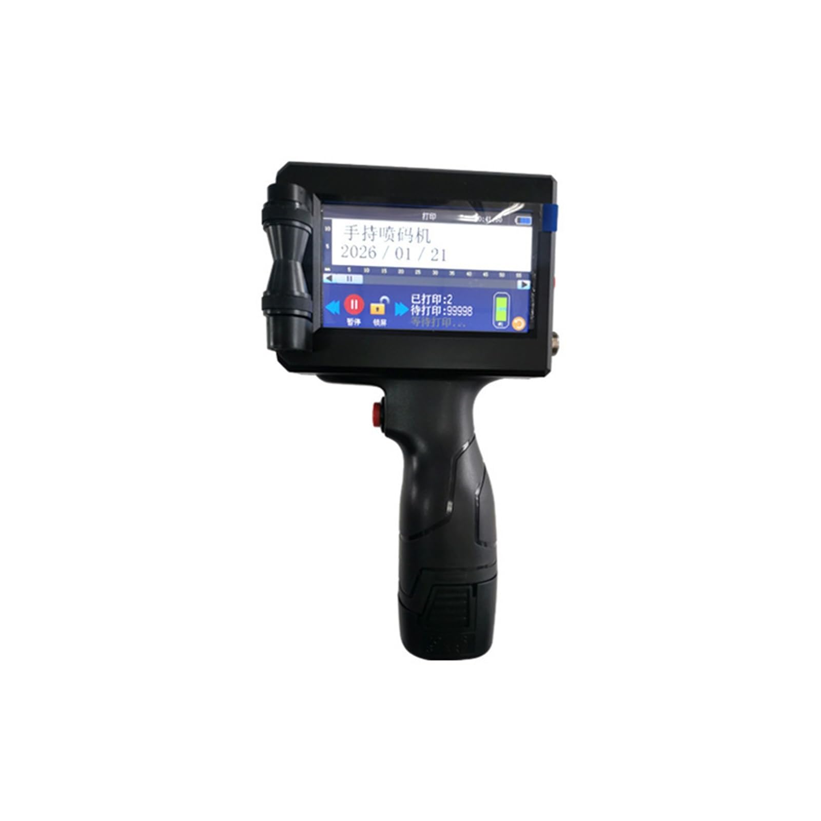 MYUYEE Handheld Inkjet Printer Intelligent Small Date Qr Code Packaging Bag Bottle Cap Barcode Manual Inkjet Printer On Any Surfaces