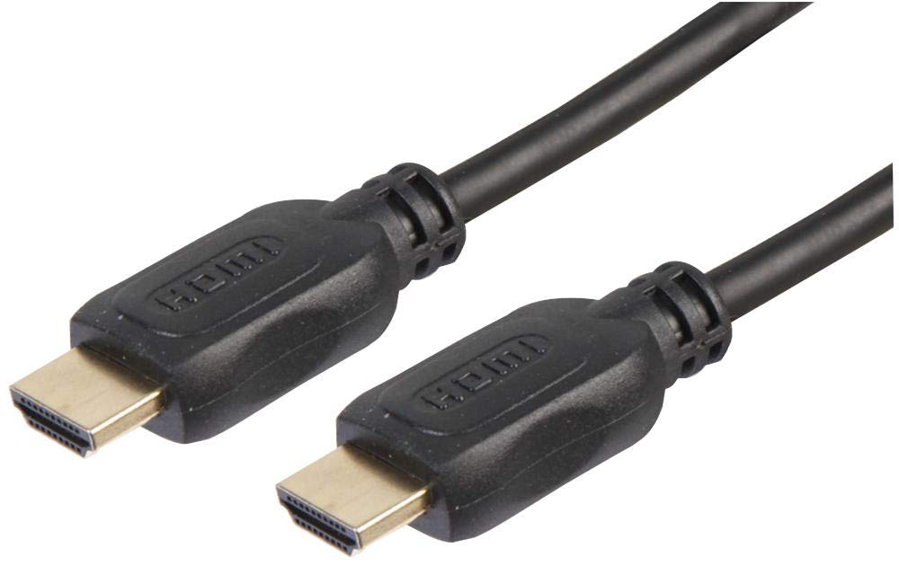 Pro Signal Men's Gold/Black Premium High Speed 4K Uhd Hdmi Lead With Ethernet, To Contacts, 3M