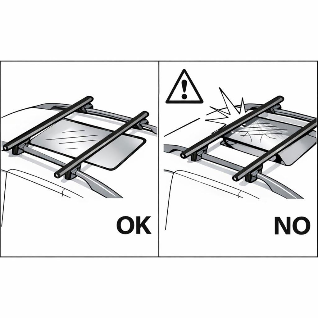 GEV Barre Loki 135 cm | Barre Portatutto Auto Universali | Supporto Tetto Regolabile con Montaggio Rapido e Struttura Resistente