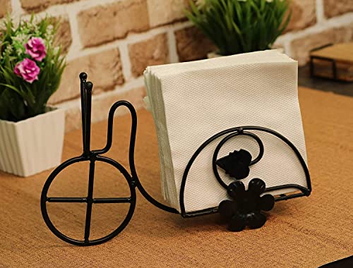 Craft HUB Chic Iron Vertical Napkin Stand (Premium Heavy-Duty Matte Finish Tabletop Paper Tissue Holder)