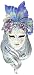 Art Deco Lady Butterfly Venetian Mask Wall Decor