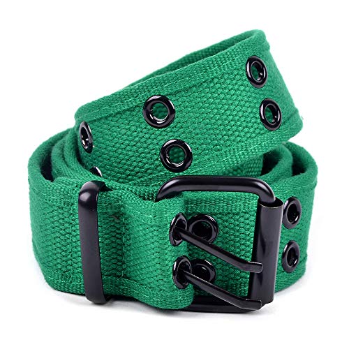 Boxed-Gifts Solid Color Military And Casual Canvas Belt cover