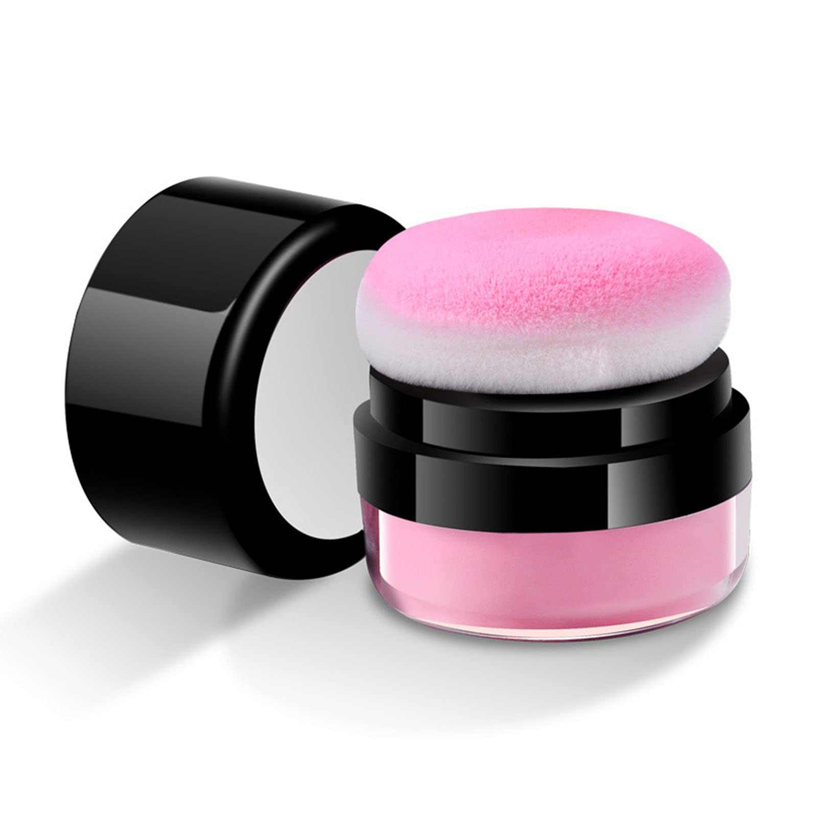 Loose Powder Air Cushion Blush Natural Blusher Bright Shimmer Face for Cheek Highly Pigmented Blush Makeup Easy to Blend Makeup Blushin, All Day Wear(03#) 03# 5 Gram
