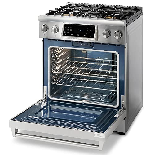 Thor Kitchen 30" 4.55 Cu. Ft. Gas Range With Tilt Panel And Self-Cleaning Oven In Stainless Steel (30 Inch - Natural Gas) #TOP3
