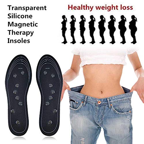 KOBWA Unterlegmatte für den Therapie-Massage, Magnetische Einlegesohlen, für Herren, Damen, Senioren, Jungen, Kinder Small