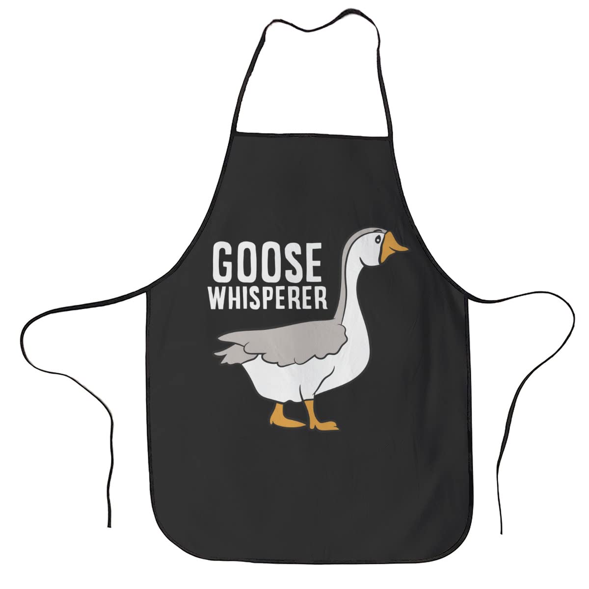 Lsjuee Whisperer Goose BBQ Grill Aprons for Men&Women- Funny Aprons for Mom Dad Friend Professional Cooking Apron One Size Fits All Best for Cooking Baking Gardening Grilling