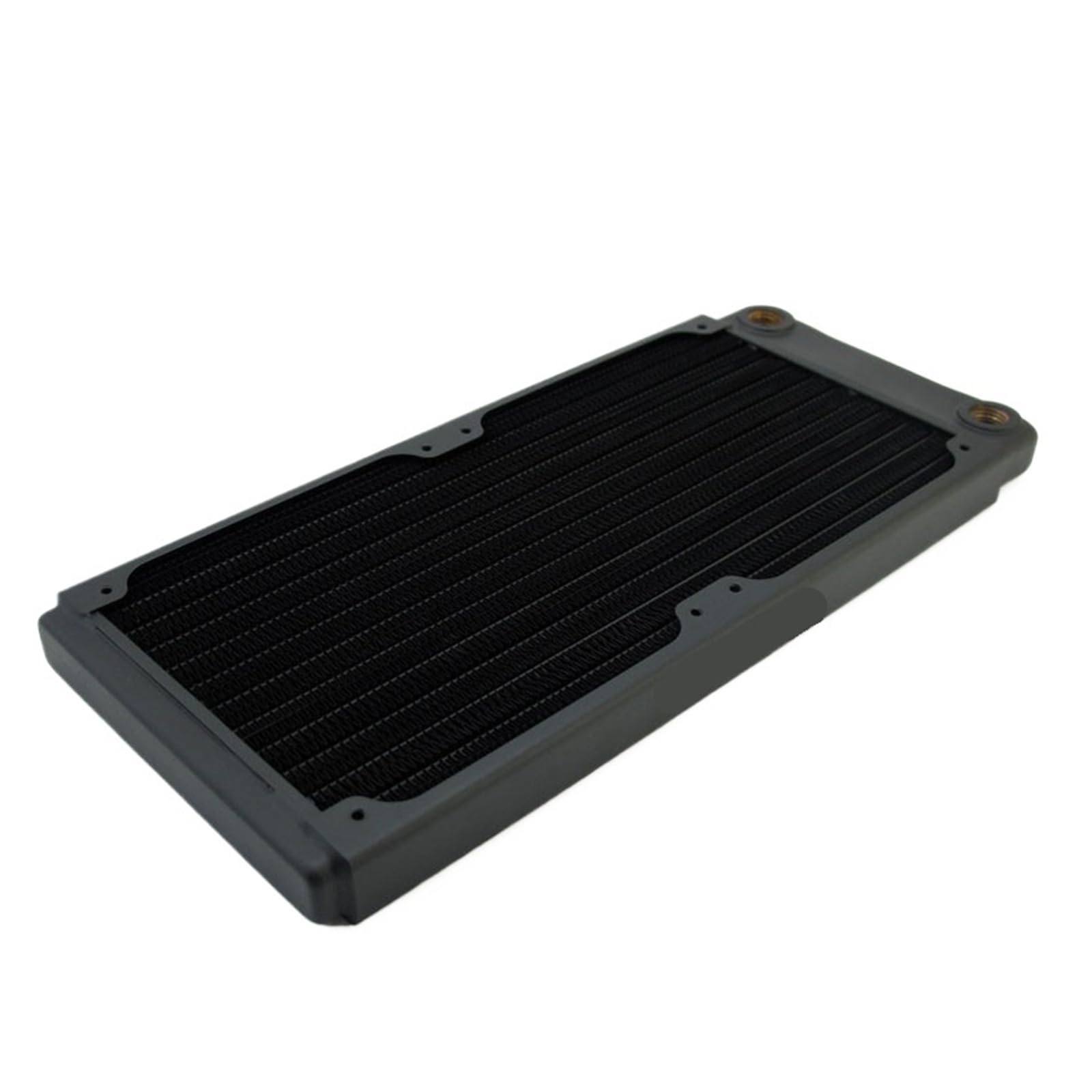 Radiateur en cuivre 240mm G1/4 pour watercooling de PC noir