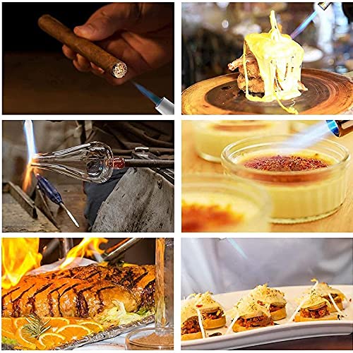 COKEA Flambierbrenner küchenbrenne Butan Gasbrenner Mit Sicherheitsschloss Butangasbrenner Küche Für Creme Brulee BBQ… – Bild 5