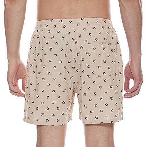 Image of Longies Men's Cotton Printed Regular Boxer Shorts