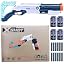 Excel Vigilante Foam Dart Blaster | 12 Darts, 4 Cans