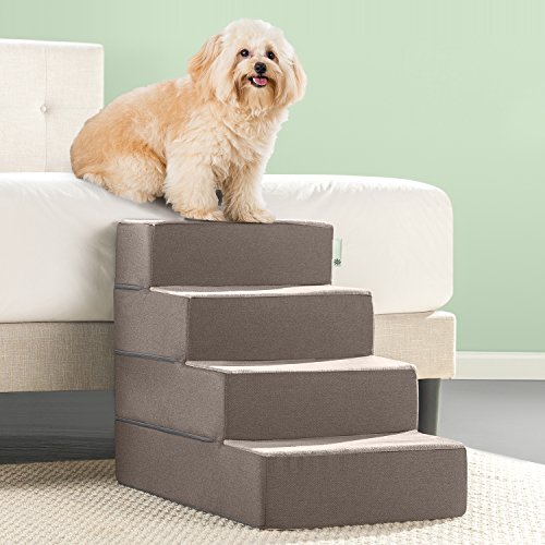 Zinus Easy Pet Stairs / Pet Ramp / Pet Ladder, Large, S