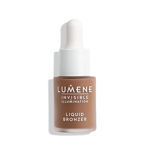 Lumene Invisible Illumination - Bronceador líquido Deep Glow  Gotas bronceadoras con infusión de cuidado de la piel  Maquillaje hidratante para una