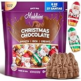 Madelaine Milk Chocolate Christmas Mini Santas – Individually Wrapped Holiday Chocolates for Kids – Christmas Candy Stocking Stuffers & Holiday Gift Basket Treats – 8 Oz Bag (Approx. 26 Pieces)