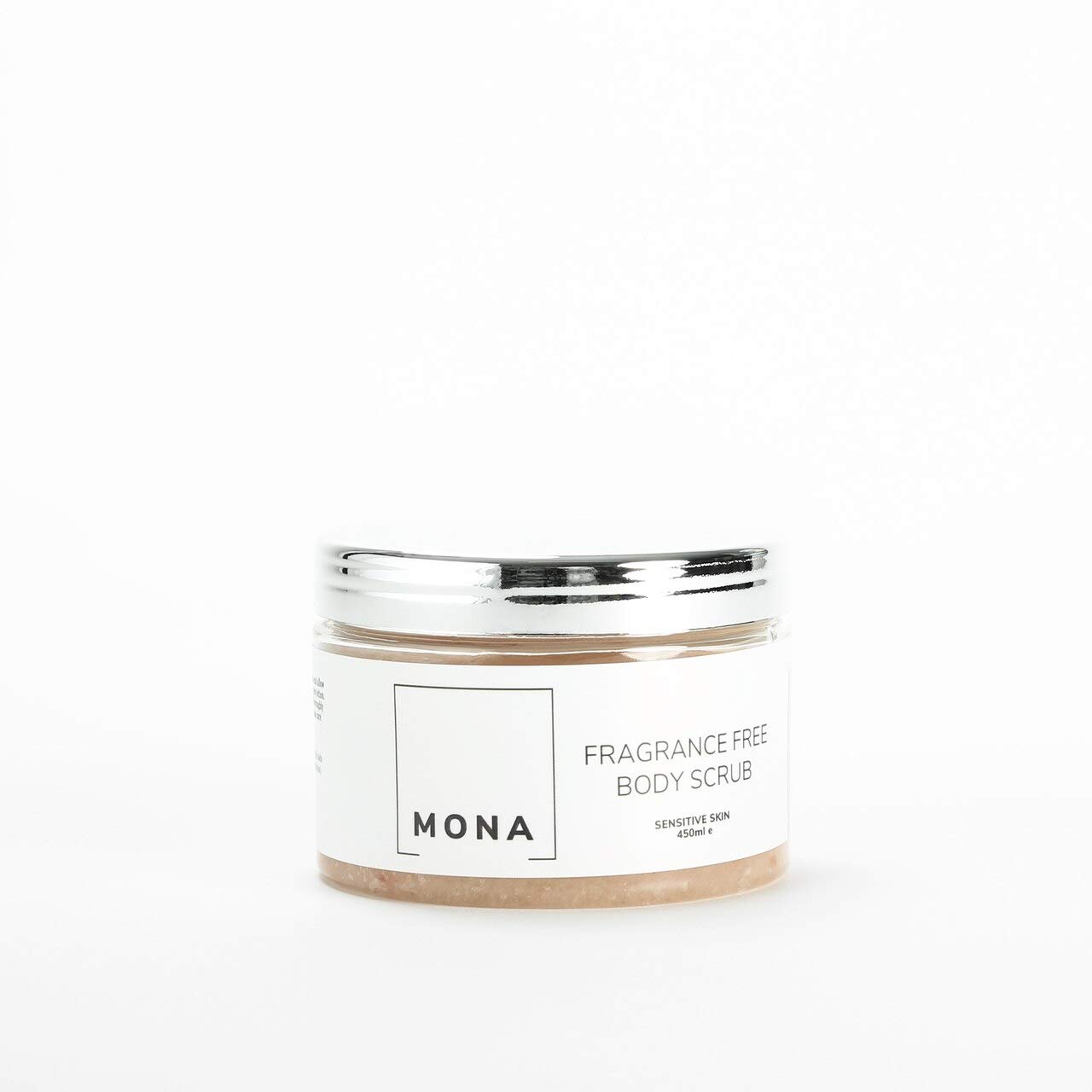 Mona Living® Organic Grapefruit Lavender & Frankincense Vegan Body Scrub with Exfoliation, Vitamin C, Vitamin E, Antioxidant, Detoxifies, Reduces Acne, Cellulitis, Skin Firming,balances Ph - 450 ML