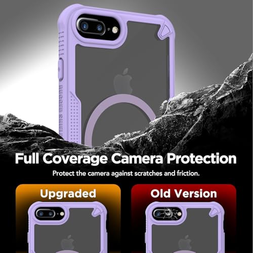 Coque iPhone 7/8 Plus MagSafe violette pour protéger votre écran en voyage - 4