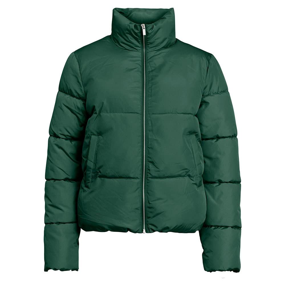 Green Ladies Quilted Jacket VILA Tate - Ladies