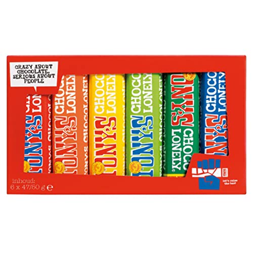 Tonys Chocolonely | Probierpaket Klein (12X 6 Stück) | Tony'S Chocolonely | Tonys Schokolade | 12 Pack | 3600 Gram Total