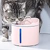 DOGNESS-1L-Pet-Water-Fountain-Healthy-and-Hygienic-Drinking-Fountain-Super-Quiet-Flower-Automatic-Electric-Water-Bowl-for-Dogs-Cats-Birds-1L-Pink Healthy and Hygienic Drinking Fountain