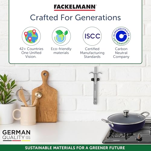 Image of Fackelmann Stainless Steel Gas Lighter | Strong Sturdy & Durable | Rust Resistant | 1 Year Warranty | Ideal for Any Gas Stove appliance | No Batteries | Works on Piezo-Electric Effect Principle - 17cm