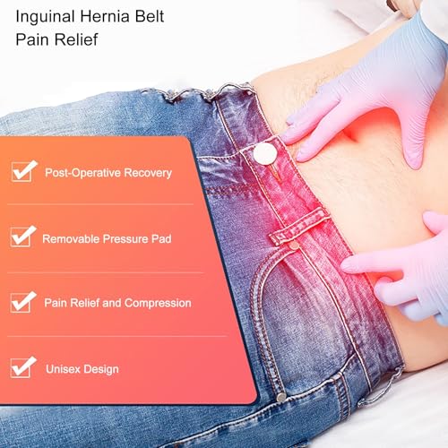 Faja para Hernia para Hombre con Almohadilla de Compresión Removible miniatura 5