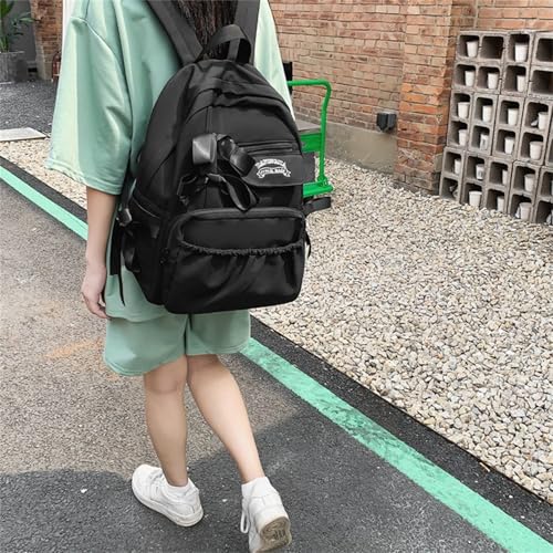 Bolsa de nailon multiusos para adolescentes y mochila ergonómica con compartimentos 6