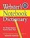 Merriam-Webster Notebook Dictionary, Three Hole Punched, Paperback, 80 Pages (MERFSP0566)