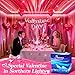 PIKOY Valentinstag Geschenke für sie ihn Sternenhimmel Projektor Kinder 18 Led Color&Fernbedienung Valentinstag Personalisierte Geschenke Teenager Mädchen Zimmer Deko Nachtlicht Lavalampe Partylicht