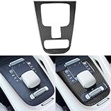 NVCNX Real Carbon Fiber Accessories for Mercedes Benz GLE 580 53 63 S AMG/GLS 450 580 63 AMG 2020-2026 2021 2022 2023 2024 2025 Center Console Gear Shift Panel Cover Interior Trim Overlay Decal 1PC