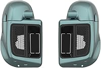 Vista 91 de Moto Onfire River Rock Gray (brillante) carenados inferiores aptos para H-D Touring Street Road King Glide FLTR 2014-2023, kits de calentadores