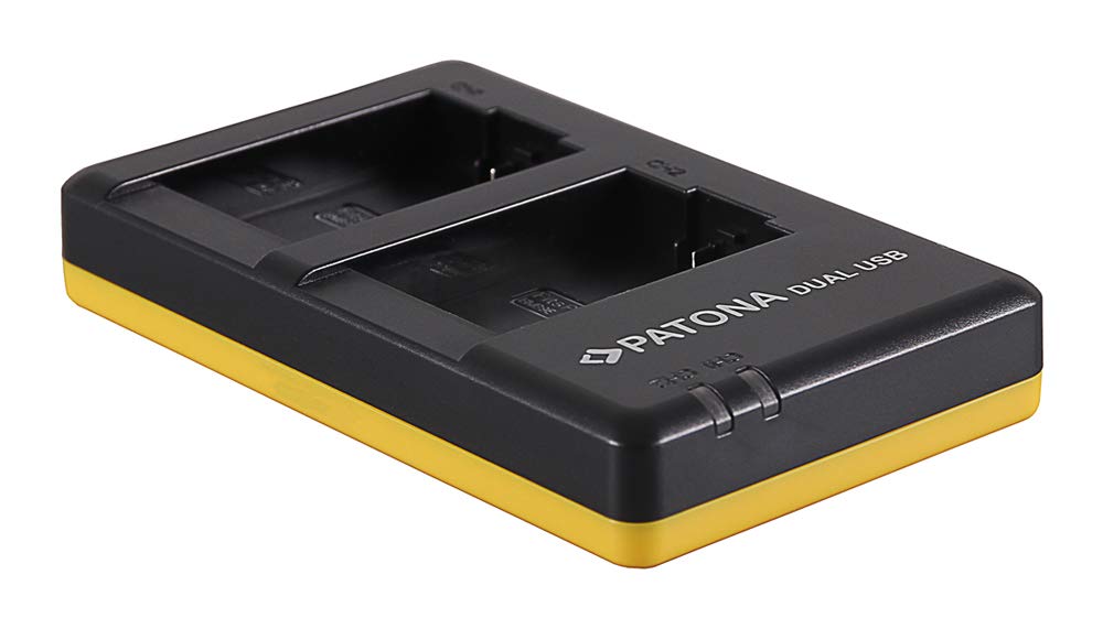 PATONA Dual Chargeur Photo pour Panasonic DMW-BMB9 BMB9E, BP-DC9 | Chargeur voyage compact pour Lumix DMC FZ40, FZ45, FZ48, FZ100, FZ150