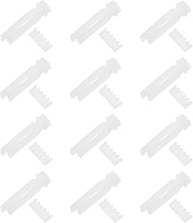12 Pcs Vertical Blinds Repair Pulley Replacement Parts White Pvc Set | Practical Compact Design, Easy Detach Fit, Curtain Hardware Supply