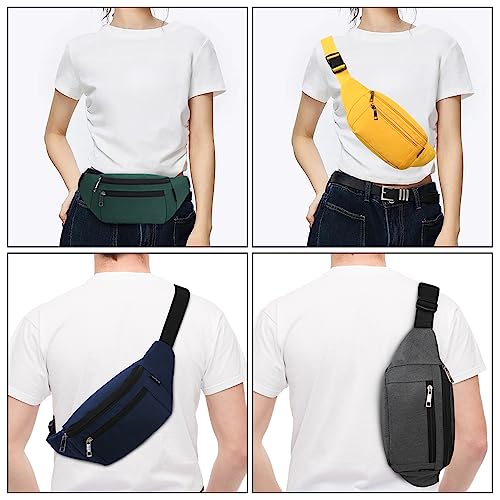 Bauchtasche Gürteltasche Hüfttasche Sport für Damen und Herren Wasserdicht Bauchtasche Doggy Bag Outdoor Groß Handytasche Umhängetasche Camping Wandern Fitness Fahrrad Running (Olive)