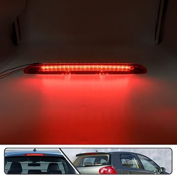 Red Lens Red LED High Mount Third Brake Light Bar Assembly for VW MK5 Golf GTI for MK6 Golf Wagon