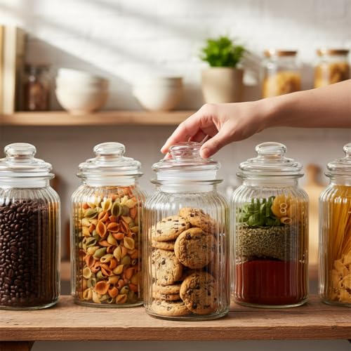 Image of ginoya brothers - Kitchen Glass Jar (4, bulllet)