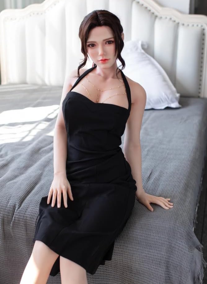 Image of Sex Dolls Full Size Male Silicone Sex Dolls Lifelike Female Torso Big Breast Sex Doll Life Size for Men Adult Sex Toy TPE Full Body Love Dolls Built-in Metal Skeleton Standing Feet Realistic Sex Doll