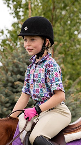 Kerrits Kids Microcord Knee Patch Horse Riding Tights – Durable Equestrian Leggings with Pockets, Great for Lessons & Shows3