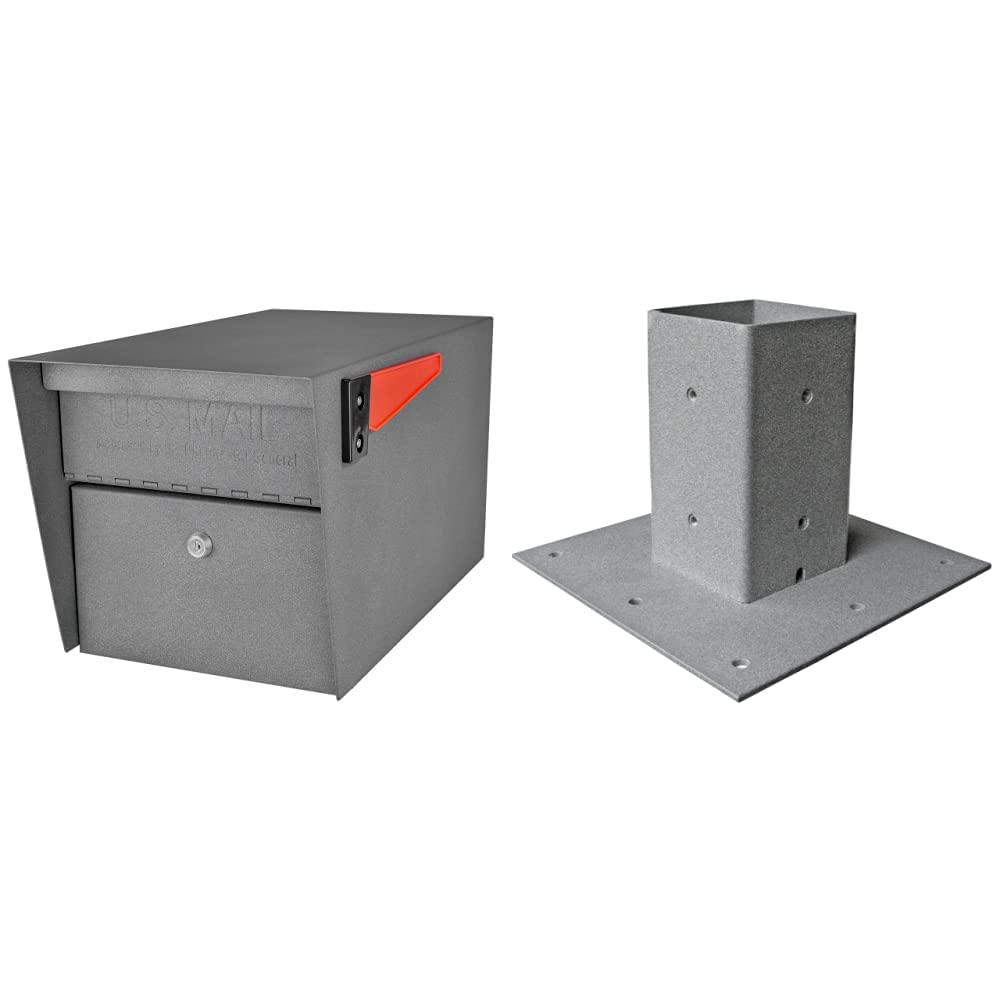 Mail Boss 7505 Mail Manager Curbside, Granite Locking Security Mailbox