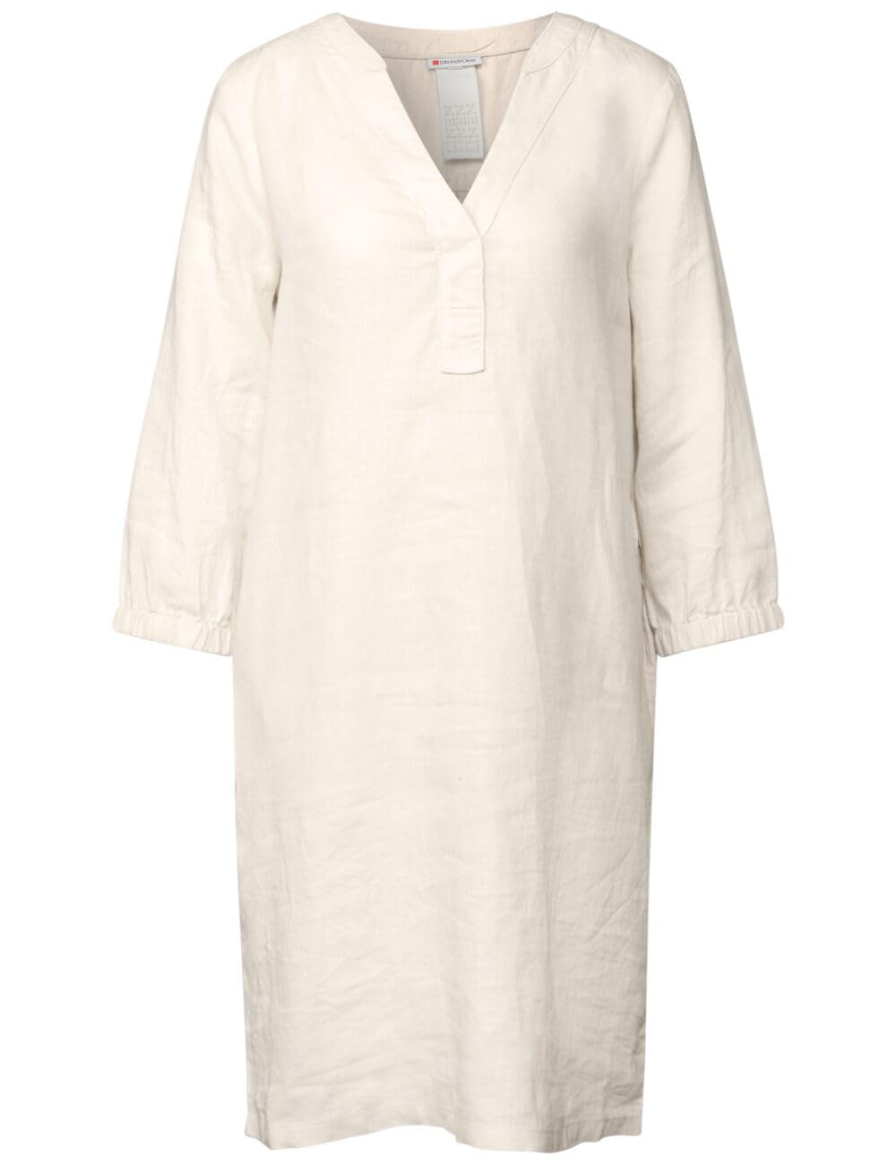 Street One Damska sukienka tunika z lnu, Moonstone Sand, 36