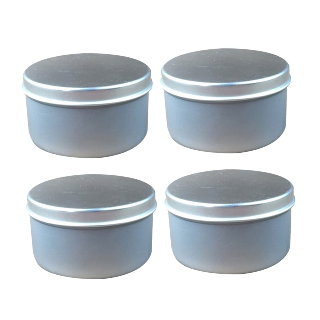 OSALADI 4pcs Scented Candle Tin Handmade Candle Iron Can for Crafts Home Practice Supplies Easy to Use for Candy Making