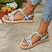 Sandalias bohemias con tiras trenzadas para mujer Imagen de Sandalias bohemias con tiras trenzadas para mujer