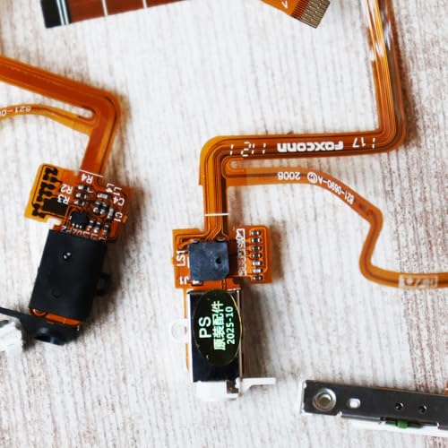 Black Thin Headphone Audio Jack Hold Switch Flex Ribbon Cable for iPod 6th Gen Classic 80gb 120gb/ 7th Thin 160GB/IPod 5th Video 30GB