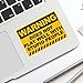 (3Pcs) Warning Does Not Play Well with Stupid People Sticker Funny Quote Sign Stickers Decorative Humorous Waterproof Vinyl Decal for Laptop Water Bottle Tumbler Notebook Size 3x2.1 Inches