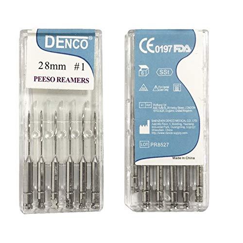 Annhua® Endodontics Stainless Steel Peeso Reamers Dental