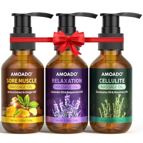 Massage Oil for Massage Therapy, Sore Muscle...