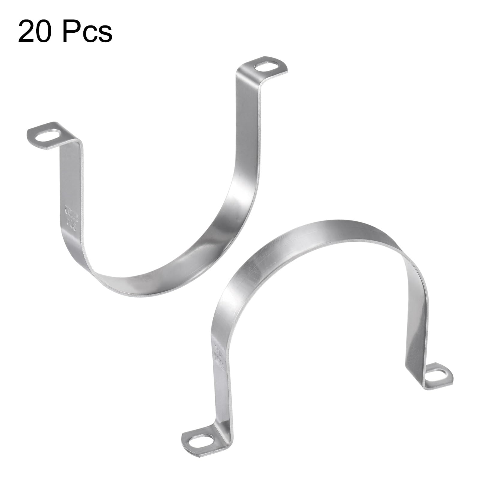 QUARKZMAN 20 Pezzi Da 4 Pollici 102mm Fascette Per Tubo M102 A Forma Di U