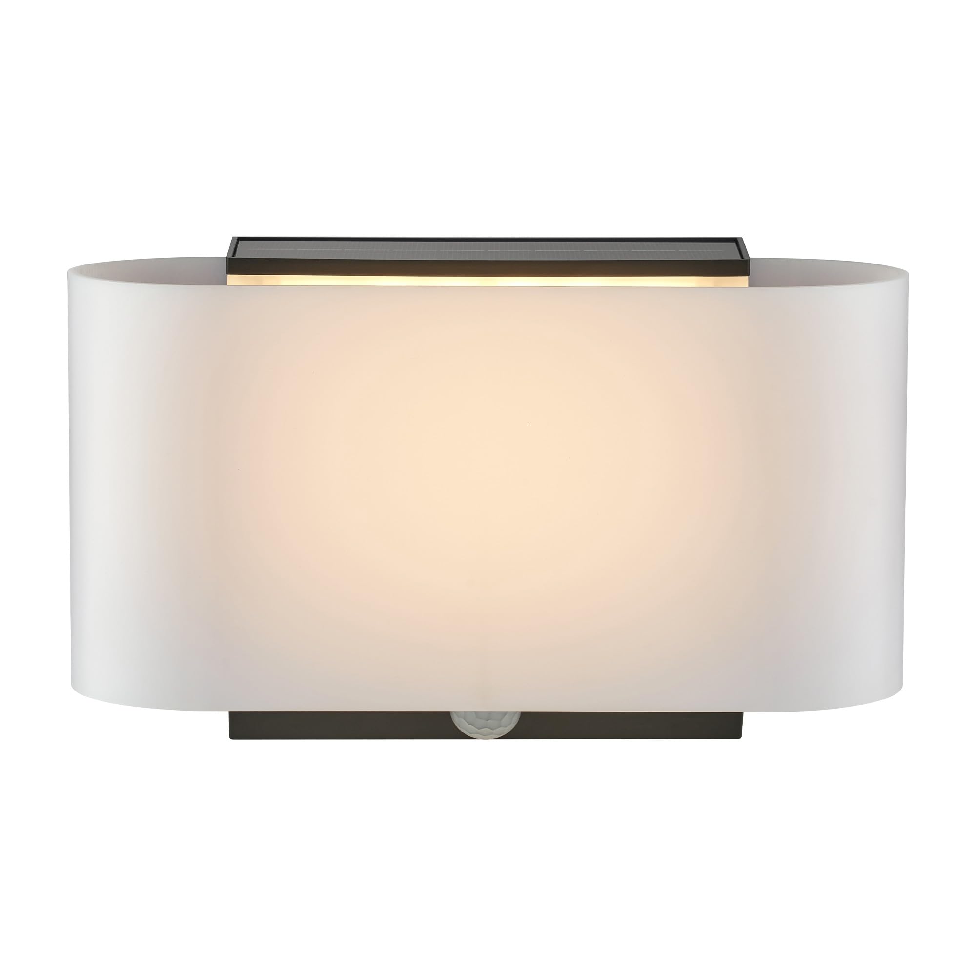 Nordlux Piola Outdoor Wall Light White Plastic Solar SolarLed Sensor Weatherproof - Garden, Patio, Entrance Battery, IP44