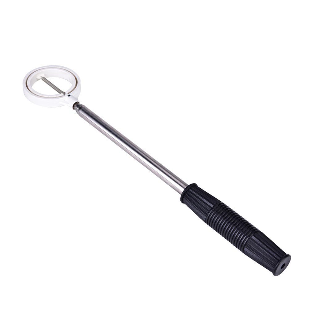 Golfball-Retriever, Teleskop-Golf-Pick-up Praktisches Golf-Picker-Ball-Pick-up-Werkzeug Geräte-Retriever-Schaufel Leicht und stark(Weiß)